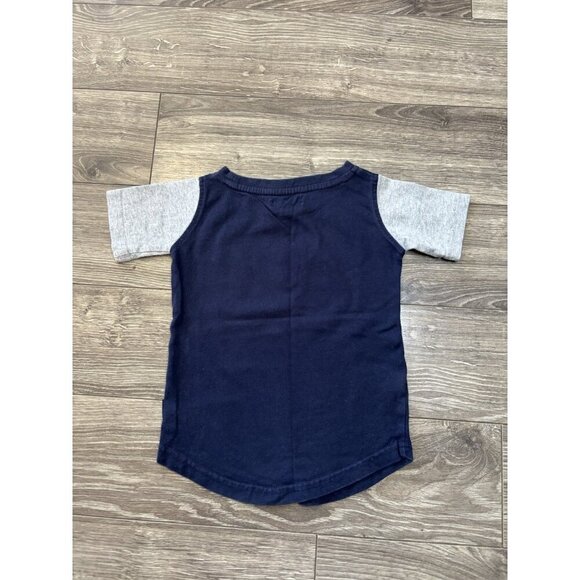 WLKN Boys T-Shirts 2T Lot of 3 Gray Blue Black Toddler Short Sleeve Cotton Tees - Picture 5 of 7